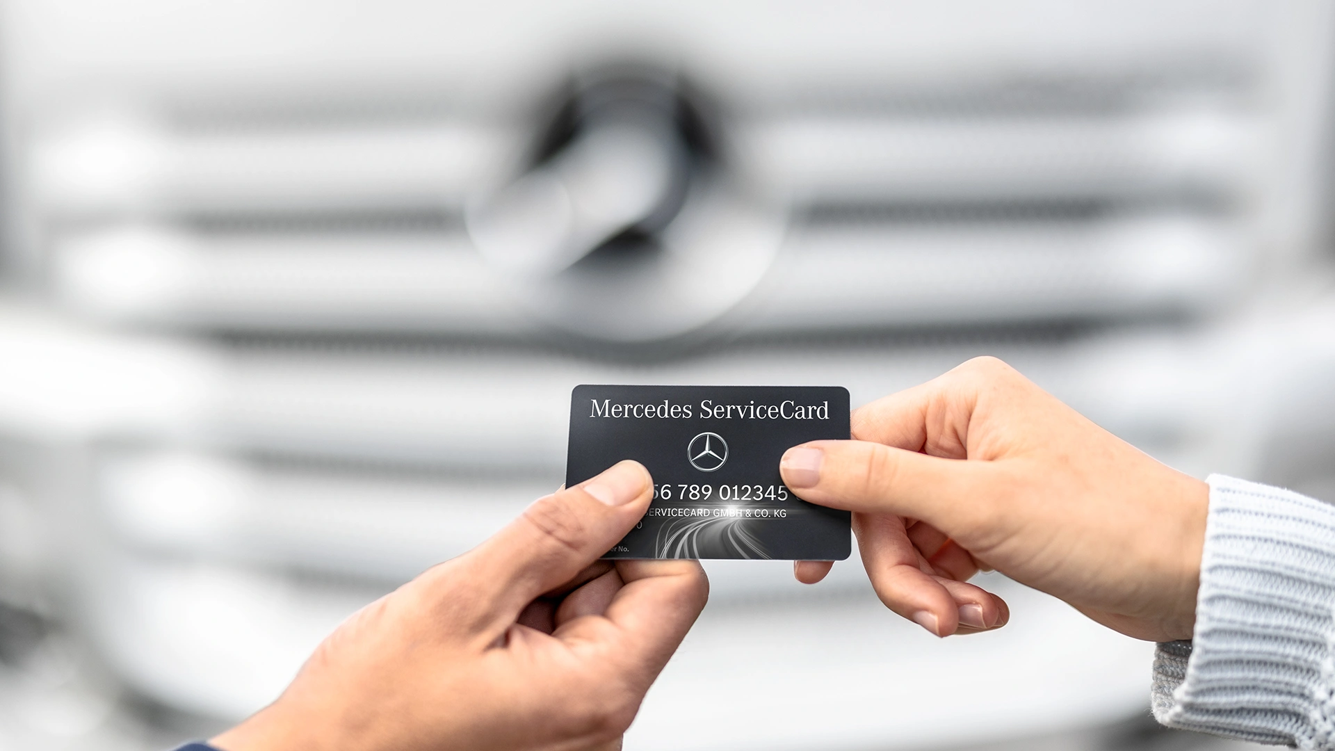 Mercedes-Benz serviso kortelė