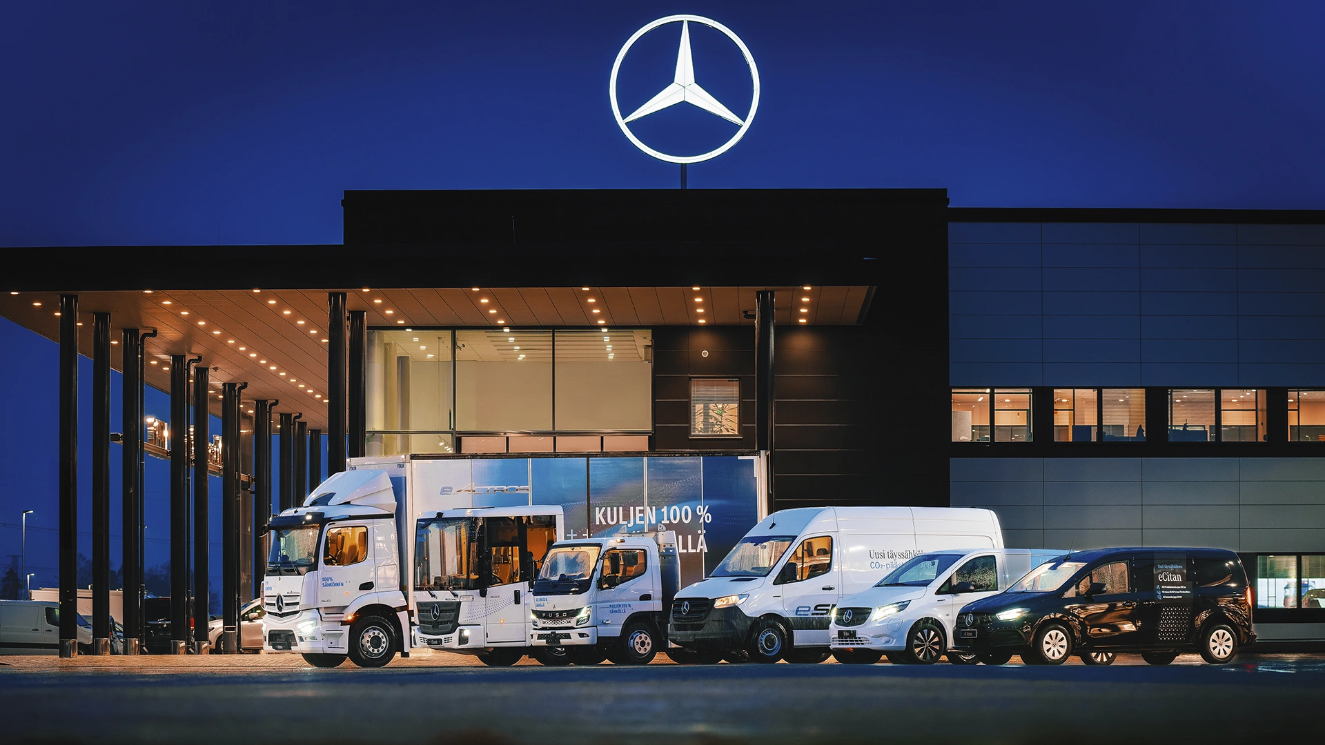 Elektriniai Mercedes-Benz komerciniai automobiliai