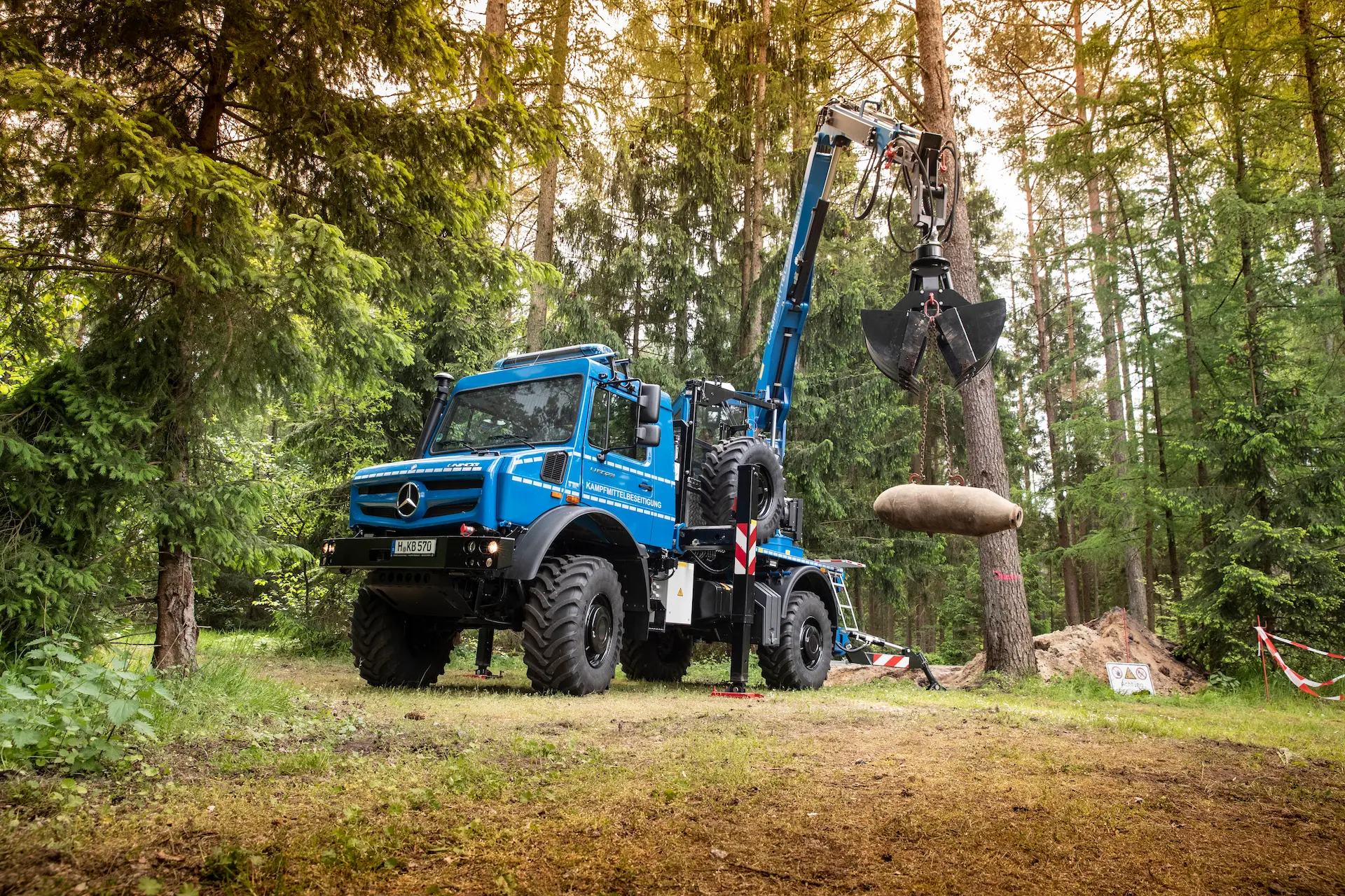 Unimog miško darbams