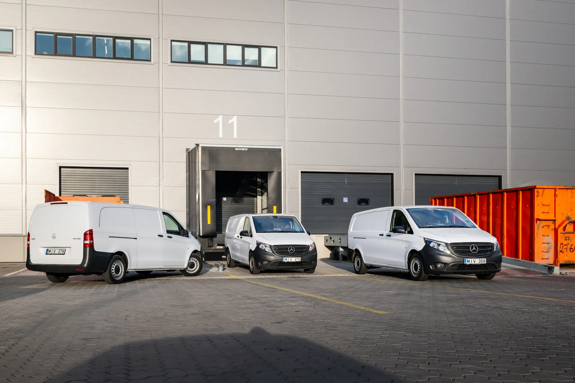 Trys Mercedes-Benz Vito