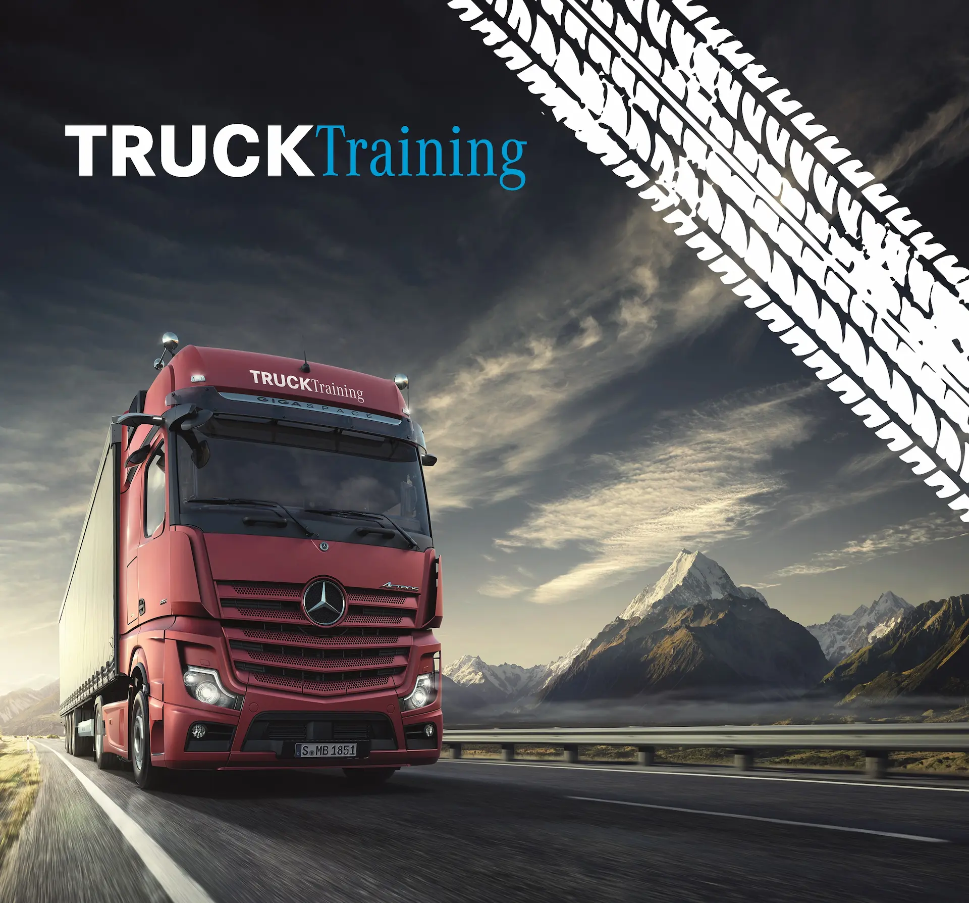 Mercedes-Benz sunkvežimis iš priekio