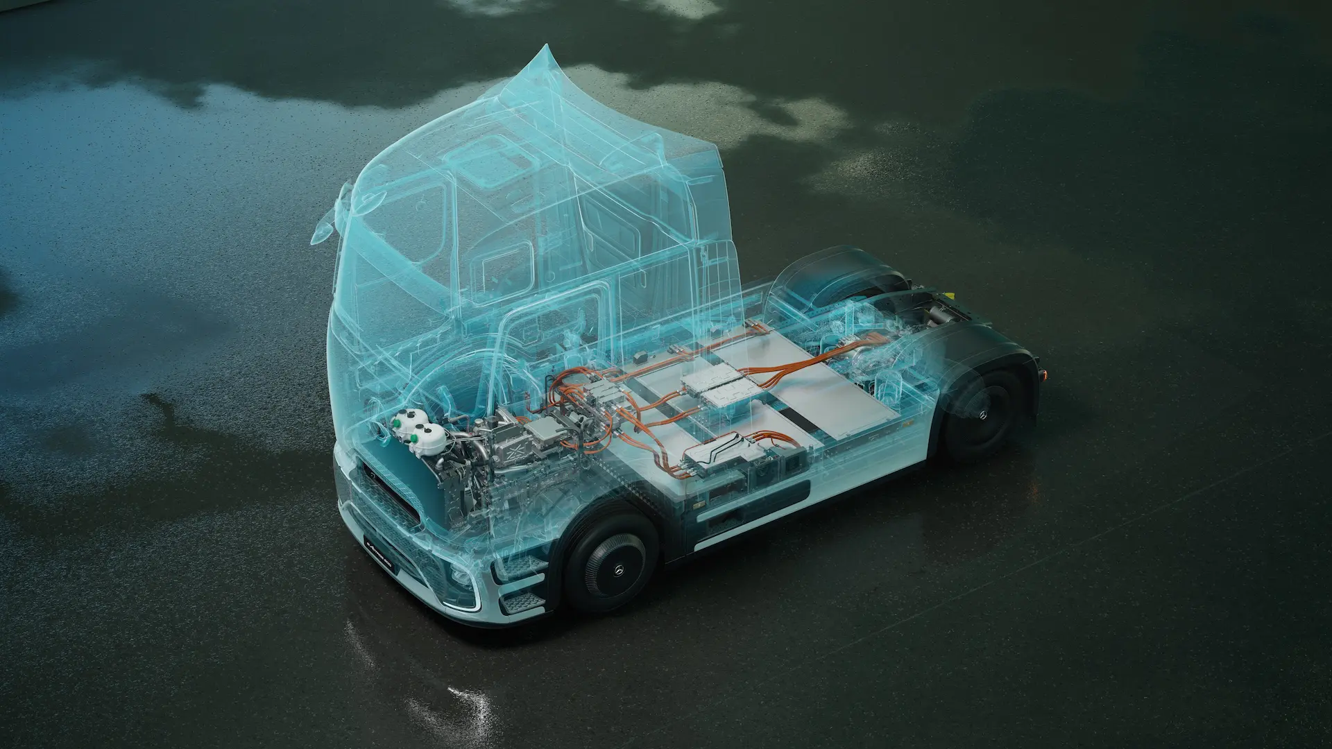 Sunkvežimio siluetas