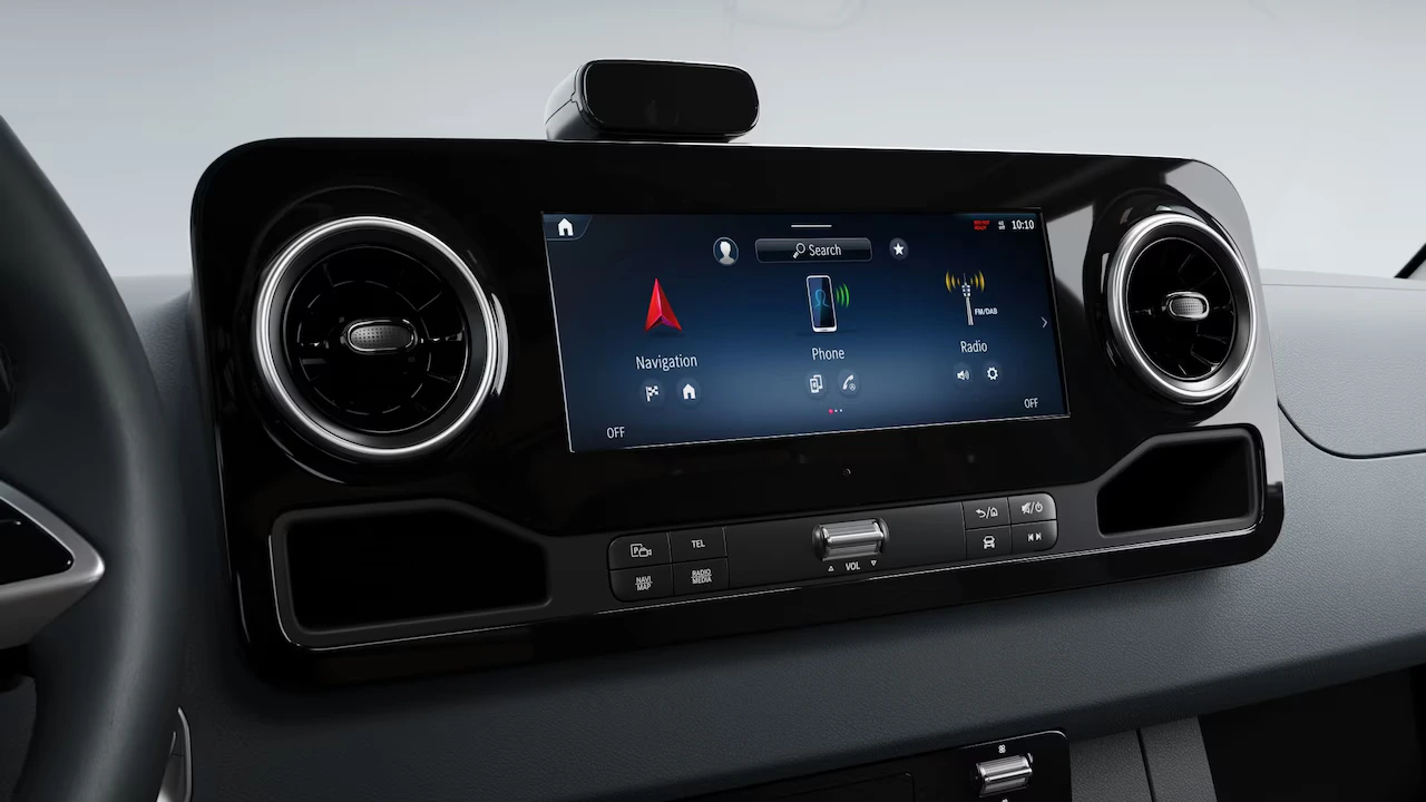 Mercedes Benz Sprinter Chassis mbux multimedia system