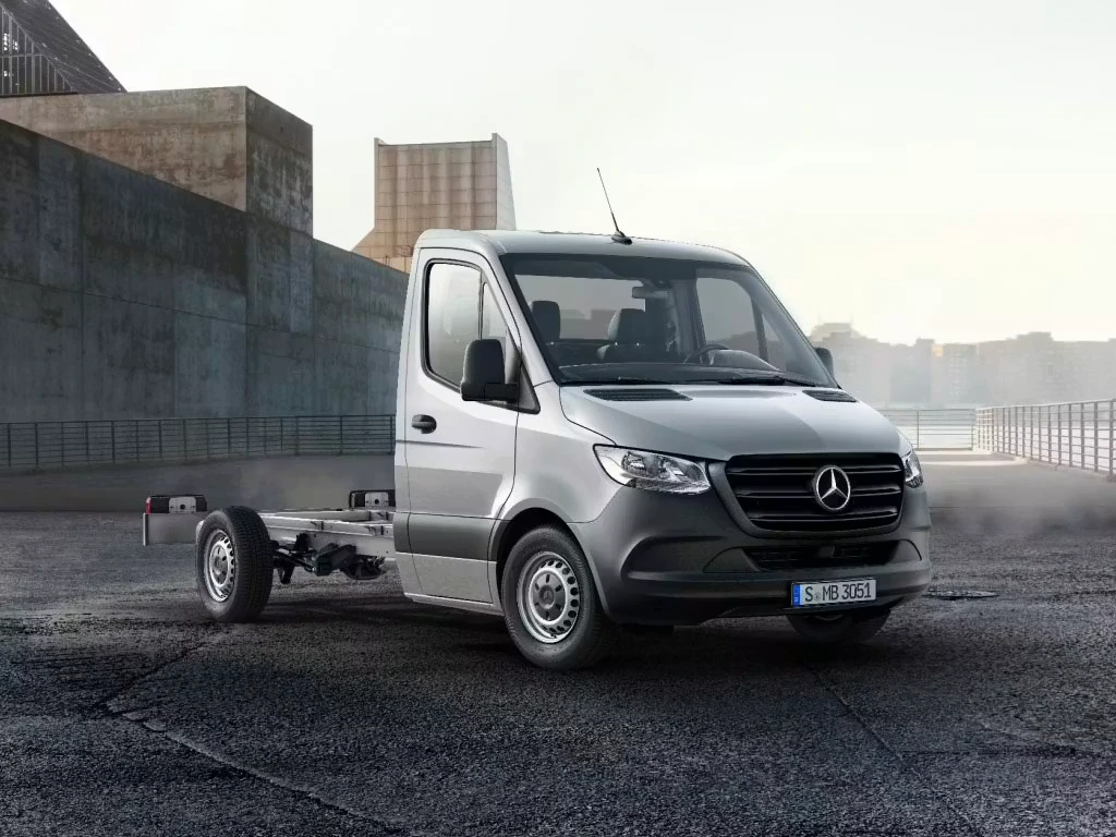 Mercedes Benz Sprinter Chassis saugus kiekviename kilometre